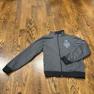 Black Heart Brigade gray zipped light jacket men’s medium